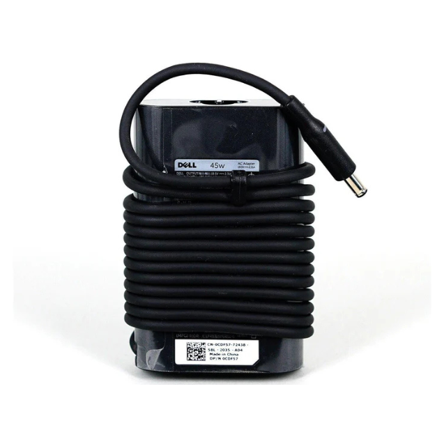 Cargador Portátil - Dell Punta Redonda Fina  45W 