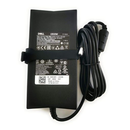 Cargador Portátil - Dell Punta Redonda Grande 130W 