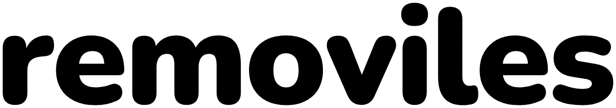 Logotipo removiles en negro puro
