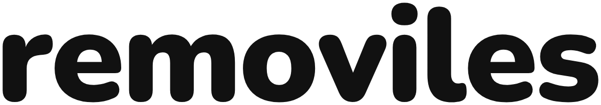 Logotipo removiles en negro